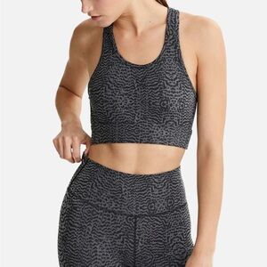 Varley Berkley Bra in Nocturnal Feathers